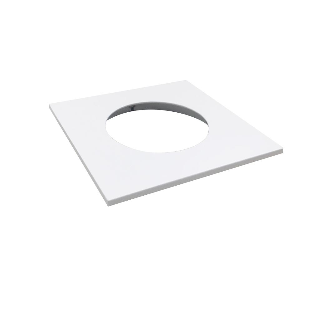 Square Trim for NM2-2RDC, Matte Powder White