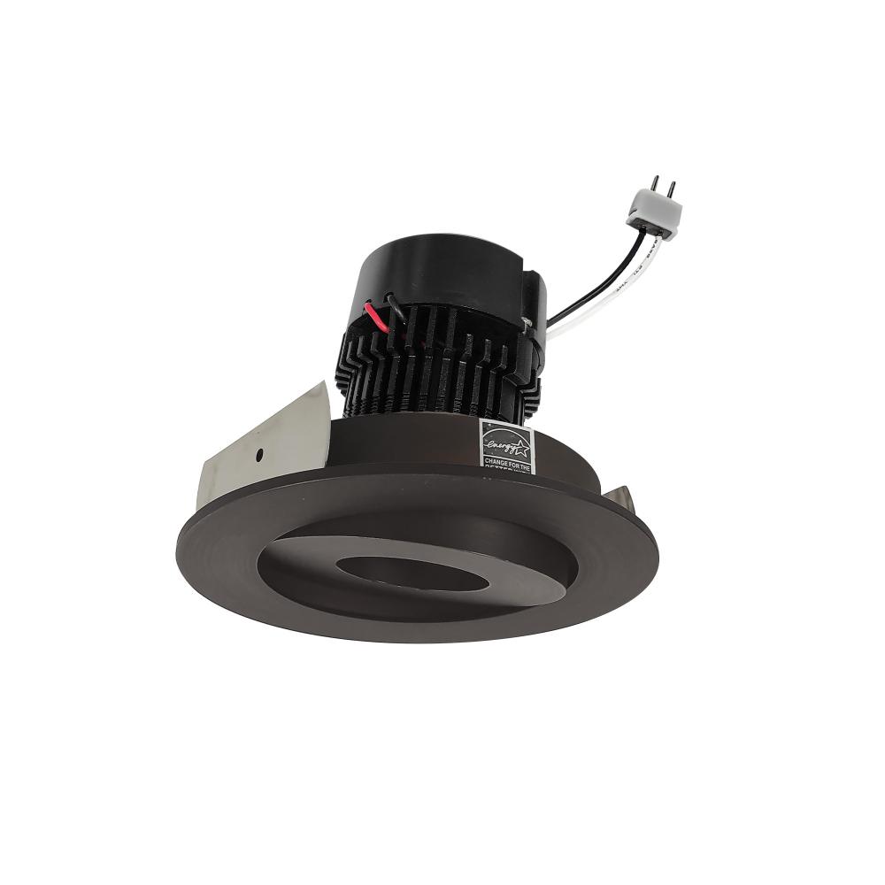 4" Pearl Low Voltage LED Round Adjustable Gimbal Retrofit, 1050lm / 11W, 4000K, Bronze Finish