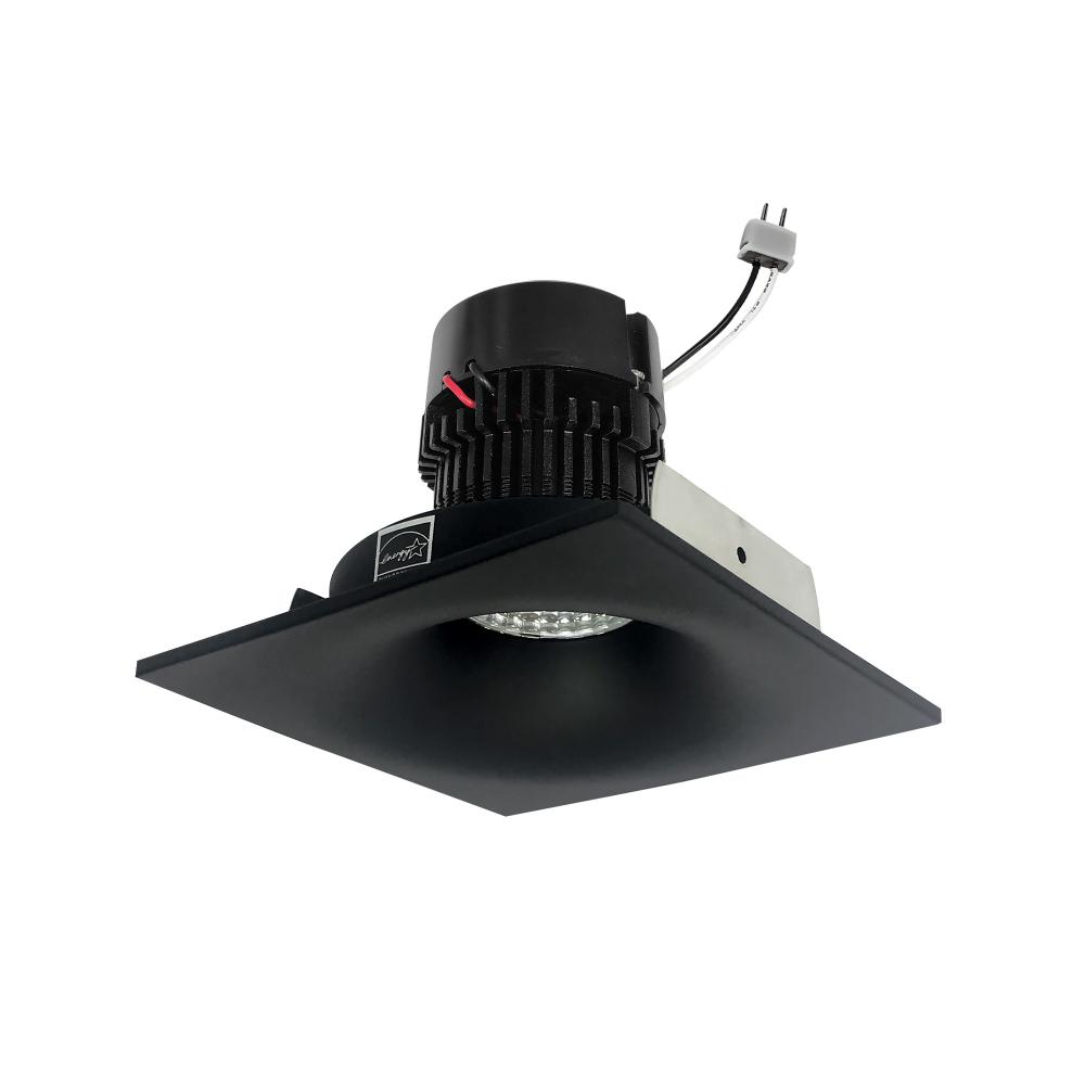 4" Pearl Low Voltage LED Square Bullnose Retrofit, 1200lm / 11W, 3000K, Black Finish