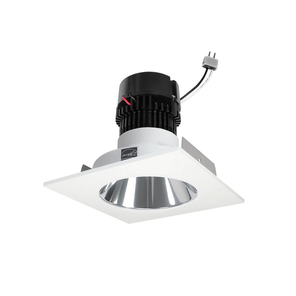 4" Pearl Low Voltage LED Square Retrofit Reflector with Round Aperture, 1150lm / 11W, 4000K,