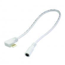 Nora NAL-807/72W - 72"  Side Power Line Cable for Lightbar Silk, Right, White