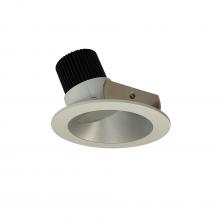 Nora NIO-4RWCDXHW - 4" Iolite LED Round Wall Wash, 800lm / 14W, Comfort Dim, Haze Reflector / White Flange