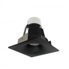 Nora NIR-4SNB30XBB/10 - 4" Iolite LED Square Bullnose Retrofit, 1000lm / 12W, 3000K, Black Finish