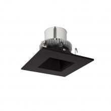 Nora NLCBC2-45630BB/10 - 4" Cobalt Click Square Retrofit Reflector with Square Aperture, 1000lm / 12W, 3000K, Black