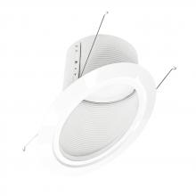 Nora NLRS-6S12L140W - 6" Super Sloped LED Retrofit Baffle, 1200lm / 16W, 4000K, White Baffle / White Flange