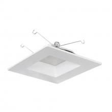 Nora NOXAC-63640WW/HL - 6" AC Onyx Square LED Retrofit Reflector, 1100lm / 17W, 4000K, White Finish