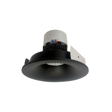 Nora NPR-4RNB40XBB - 4" Pearl LED Round Bullnose Retrofit, 1000lm / 12W, 4000K, Black Finish