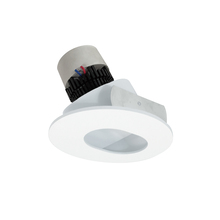 Nora NPR-4RSLCDXMPW - 4" Pearl LED Round Adjustable Slot Aperture Retrofit, 800lm / 12W, Comfort Dim, Matte Powder