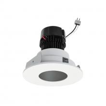 Nora NPRLV-4RPHCDXHZMPW - 4" Pearl Low Voltage LED Round Pinhole Retrofit, 550lm / 11W, Comfort Dim, Haze Pinhole / Matte