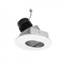 Nora NPRLV-4RSL40XHZMPW - 4" Pearl Low Voltage LED Round Adjustable Slot Aperture Retrofit, 950lm / 11W, 4000K, Haze Slot