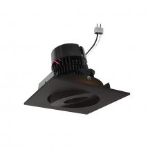 Nora NPRLV-4SG40XBZ - 4" Pearl Low Voltage LED Square Adjustable Gimbal Retrofit, 1050lm / 11W, 4000K, Bronze Finish