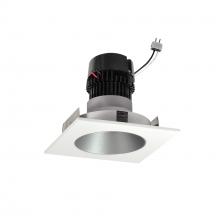 Nora NPRLV-4SNDC35XHW - 4" Pearl Low Voltage LED Square Retrofit Reflector with Round Aperture, 1150lm / 11W, 3500K,