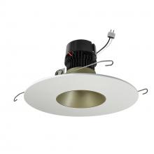 Nora NPRLV-56RNDCCDXCHMPW - 5"/6" Pearl Low Voltage LED Round Retrofit Reflector, 700lm / 11W, Comfort Dim, Champagne