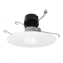 Nora NPRLV-56RNDCCDXMPW - 5"/6" Pearl Low Voltage LED Round Retrofit Reflector, 700lm / 11W, Comfort Dim, Matte Powder