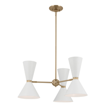 Kichler 52565CPZWH - Chandelier 6Lt