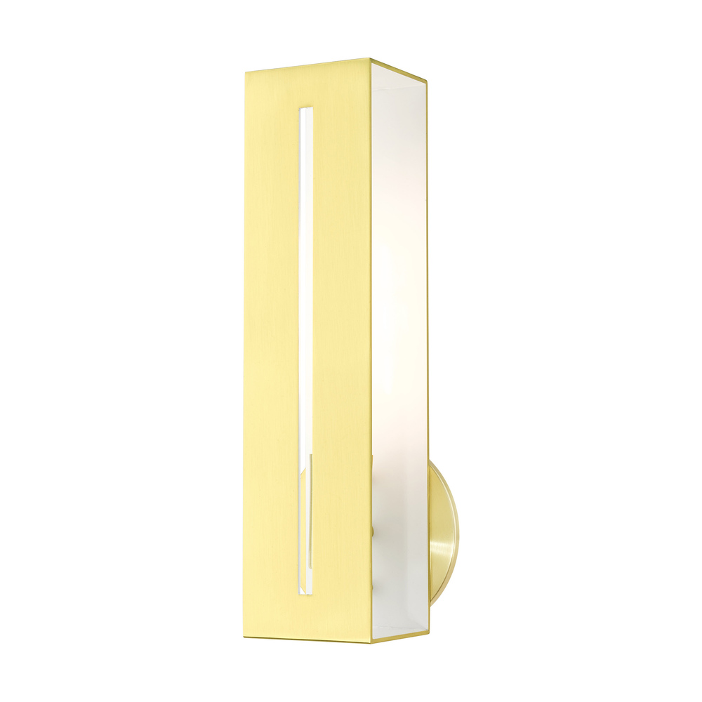 1 Lt Satin Brass  ADA Single Sconce