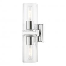 Livex Lighting 18032-05 - 2 Light Polished Chrome Vanity Sconce