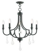 Livex Lighting 40885-92 - 5 Light English Bronze Chandelier