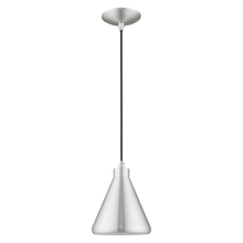 Livex Lighting 41177-66 - 1 Lt Brushed Aluminum Mini Pendant