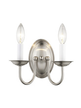 Livex Lighting 4152-91 - 2 Light Brushed Nickel Wall Sconce