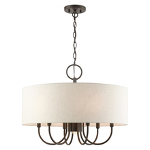 Livex Lighting 49806-92 - 7 Lt English Bronze Pendant Chandelier