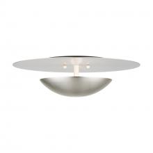 Livex Lighting 56570-91 - 2 Light Brushed Nickel Large Semi-Flush/ Wall Sconce