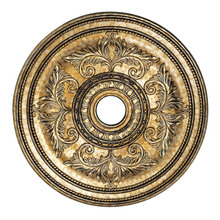 Livex Lighting 8210-65 - Vintage Gold Leaf Ceiling Medallion