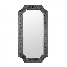 Varaluz 449MI28A - Farra 28x54 Wall Mirror - Cerused Black/Weathered Brass