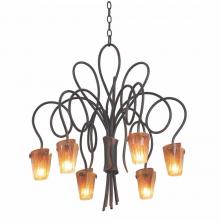 Kalco 4308AC/ANTQ - Tribecca 6 Light Chandelier