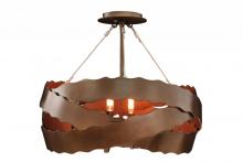 Kalco 502652BS - Fulton 4 Light Semi Flush Mount