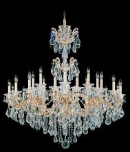 Schonbek 1870 5013-83R - La Scala 24 Light 120V Chandelier in Florentine Bronze with Clear Radiance Crystal