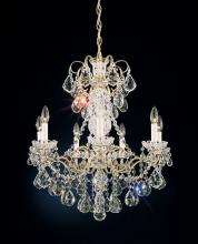 Schonbek 1870 3656-211R - New Orleans 7 Light 120V Chandelier in Aurelia with Clear Radiance Crystal