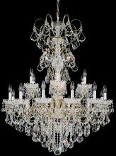 Schonbek 1870 3660-48R - New Orleans 18 Light 120V Chandelier in Antique Silver with Clear Radiance Crystal