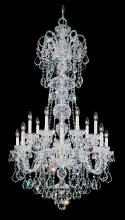 Schonbek 1870 6817-211R - Olde World 14 Light 120V Chandelier in Aurelia with Clear Radiance Crystal