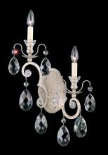 Schonbek 1870 3757-26 - Renaissance 2 Light 120V Left Wall Sconce in French Gold with Clear Heritage Handcut Crystal