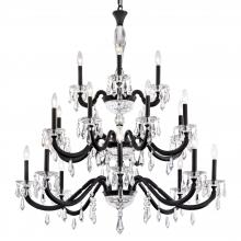 Schonbek 1870 S7620N-76R - Napoli 20 Light 120V Chandelier in Heirloom Bronze with Clear Radiance Crystal