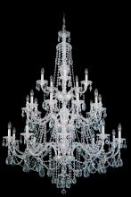 Schonbek 1870 3610-211R - Sterling 25 Light 120V Chandelier in Aurelia with Clear Radiance Crystal