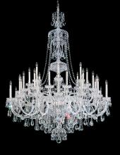 Schonbek 1870 3612-211R - Sterling 45 Light 120V Chandelier in Aurelia with Clear Radiance Crystal