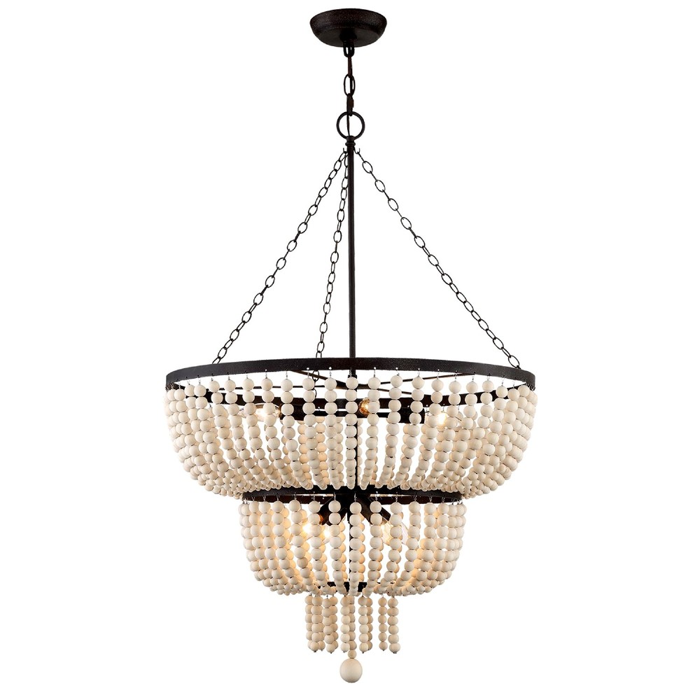 Rylee 8 Light Forged Bronze Chandelier