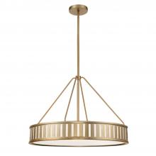 Crystorama KEN-8306-VG - Kendal 6 Light Vibrant Gold Chandelier