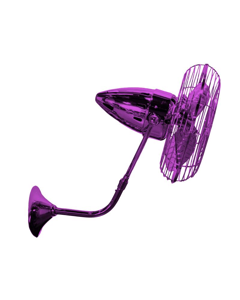 Bruna Parede wall fan in Ametista (Purple) finish.