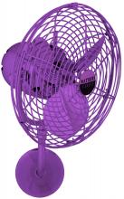 Matthews Fan Company MP-LTPURPLE-MTL - Michelle Parede vintage style wall fan in Ametista (Purple) finish.