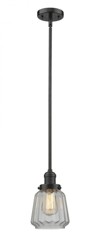 Chatham - 1 Light - 7 inch - Oil Rubbed Bronze - Stem Hung - Mini Pendant