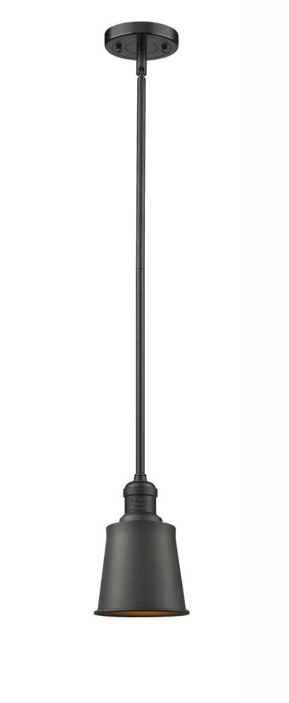 Addison - 1 Light - 5 inch - Oil Rubbed Bronze - Stem Hung - Mini Pendant