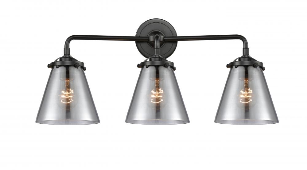 Cone - 3 Light - 24 inch - Oil Rubbed Bronze - Bath Vanity Light