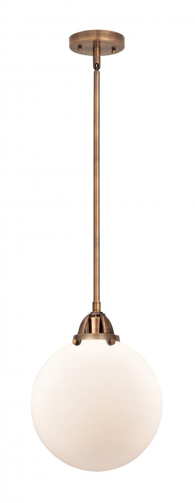 Beacon - 1 Light - 10 inch - Antique Copper - Cord hung - Mini Pendant