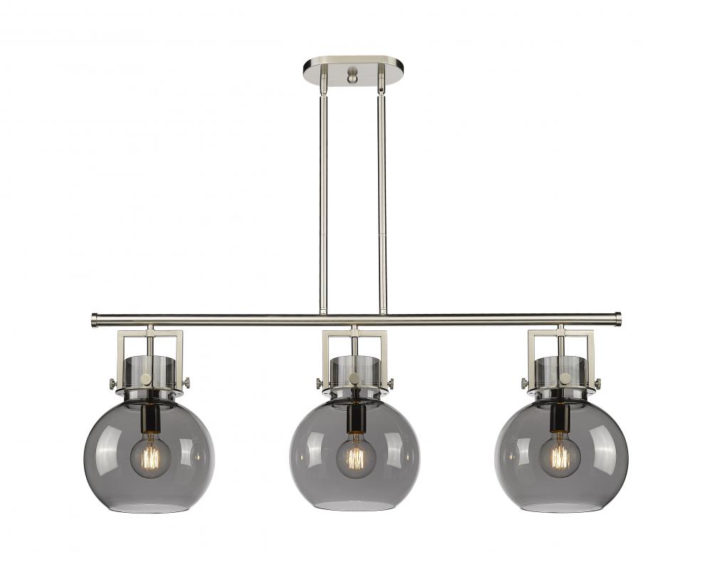 Newton Sphere - 3 Light - 42 inch - Satin Nickel - Island Light