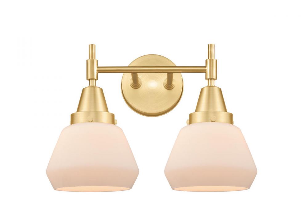 Fulton - 2 Light - 16 inch - Satin Gold - Bath Vanity Light