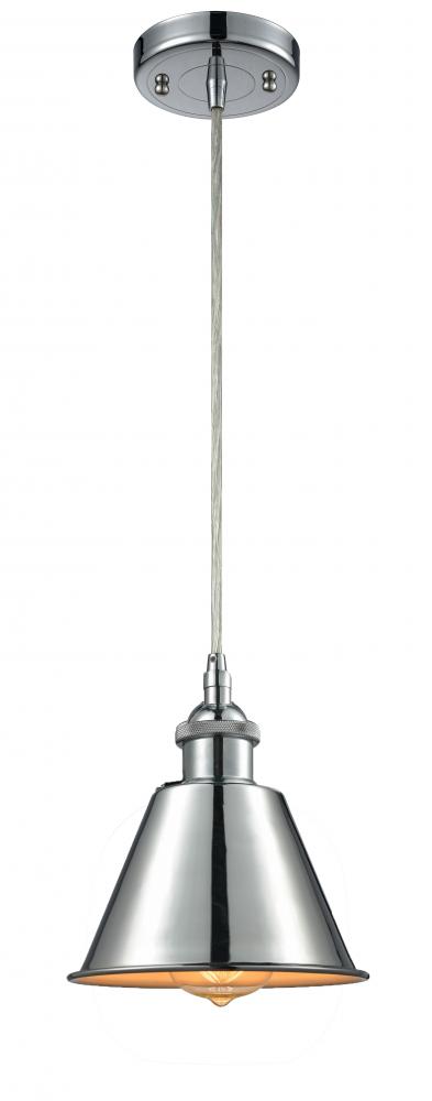 Smithfield - 1 Light - 7 inch - Polished Chrome - Cord hung - Mini Pendant