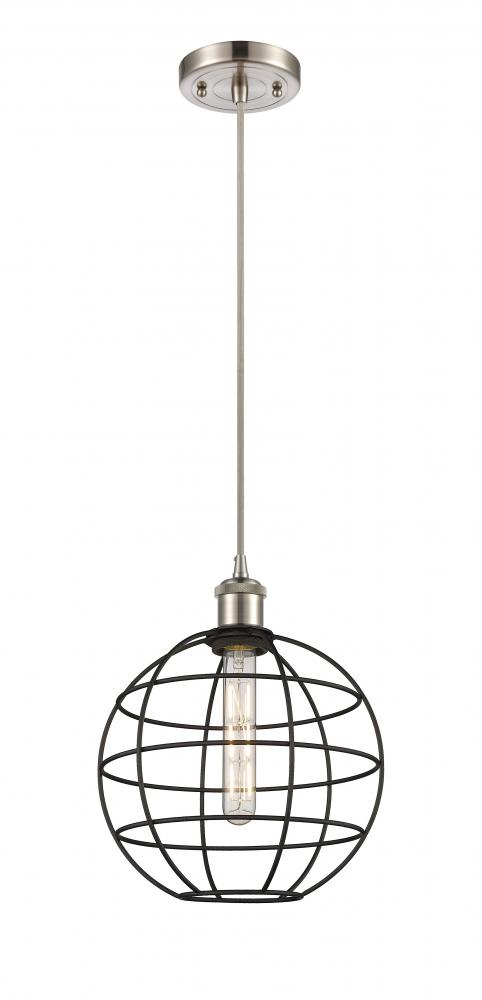 Lake Placid - 1 Light - 10 inch - Satin Nickel - Mini Pendant